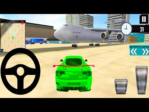 Transporting Sports Cars in Cargo Plane - Modern Car Transporter Truck - Android Gameplay
