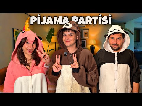 PİJAMA PARTİSİNDE MANTI AÇTIK!!? Melih Yıldırım | Sıla Beyoğlu | Serkan 