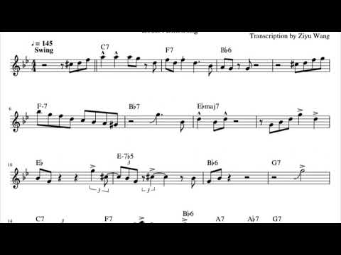 Louis Armstrong - In A Mellow Tone (Trumpet Solo Transcription)