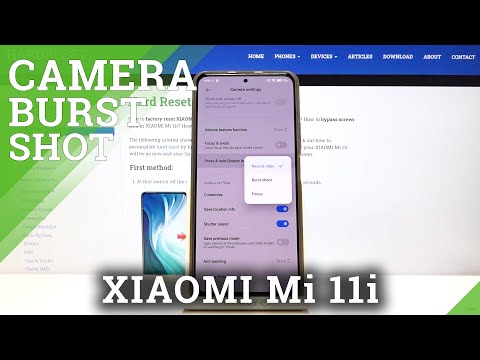 How to Take Burst Shot in XIAOMI Mi 11i – Take Series of Pictures