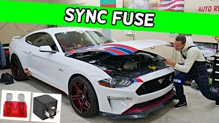 FORD MUSTANG SYNC FUSE LOCATION 2015 2016 2017 2018 2019 2020 2021 2022 2023