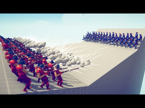 50 HARPOONERS vs 50 OF ALL UNITS TOURNAMENT - Totally Accurate Battle Simulator - TABS