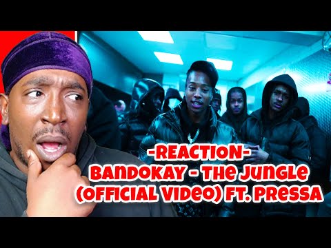 American Reacts To Bandokay - The Jungle (Official Video) ft. Pressa
