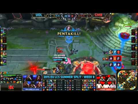 UOL PowerofEvil Orianna Pentakill - EU LCS Week 8 Day 2 | 7/17/2015 | 1080p 60fps