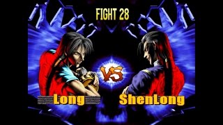 BloodyRoar2 Gameplay - Long VS ShenLong (VS Computer, Difficulty 8, Any cancel point on)