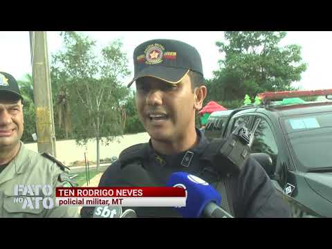 PM de Goiás lançou Operação Natal Seguro ontem à tarde em Aragarças.