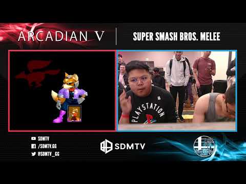 Arcadian 5 - Jeph (Fox) vs. Ace (Fox) - SSBM Singles Pool B4 WSF - Smash Melee