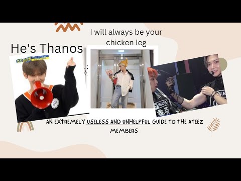 An Extremely Useless and Unhelpful guide to the Ateez members - Yeosang