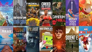 Top 45 Best PSVR 2 Games for PS5 (best PSVR2 Games)