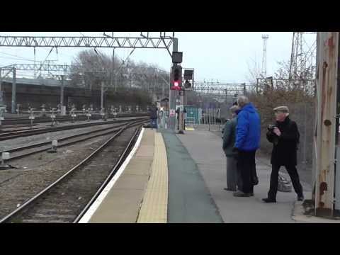 DRS Class 66 No 66421 on 4S44 Daventry - Coatbridge @ Crewe on 6.2.14 - 1080HD