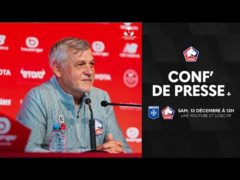 Suivez la conférence de presse avant AJ Auxerre-LOSC avec le Crédit Mutuel Nord Europe 🎙️