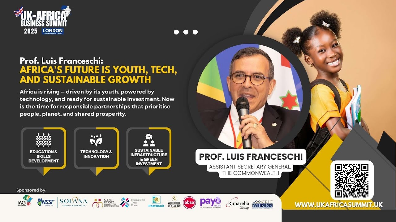 🎤 Prof. Luis Franceschi: Africa Leads a New Era in the Commonwealth | UK–Africa Summit 2025