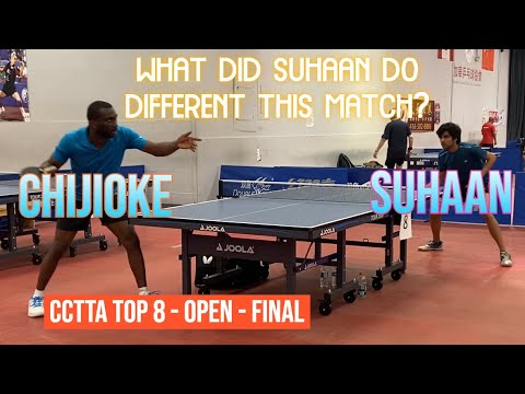 Suhaan GULATI [2243] vs Chijioke OSUJI [2461] - Final - CCTTA Top8 Open - 2nd April 2023