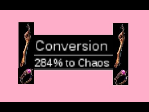 POE 3.21 ~ 284% of Physical Damage as Extra Chaos Damage