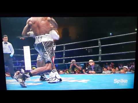 Easter jr vs commey knock down