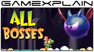 All Boss Fights in Yoshi's New Island (3DS)