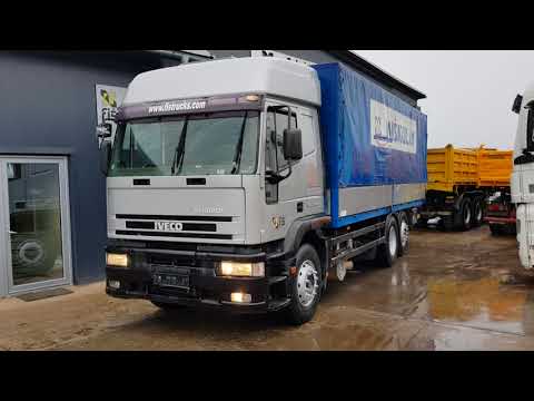TRUCK IVECO EUROTECH 240E42 6X2 STAKE BODY FIŠ TRUCKS & MACHINERY SLOVENIA