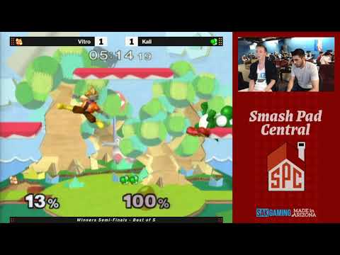 SPC 143 Winners Semi-Finals - Kali (Yoshi) vs Vitro (Fox)