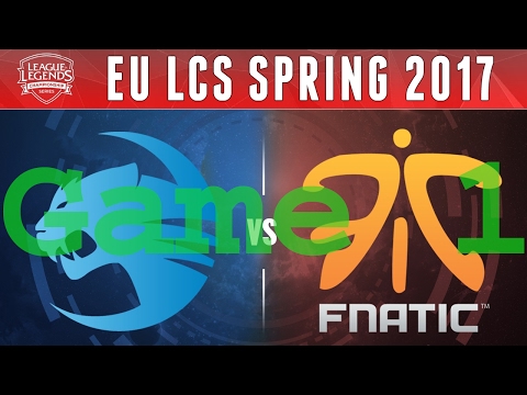 Highlights: EU LCS Spring 2017 - ROC vs FNC Game 1