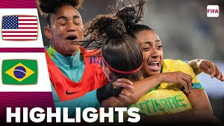 United States vs Brazil | Highlights | Women's International Friendly 04-08-2025