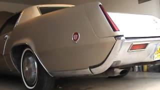 1970 Cadillac Eldorado Fuel Starved Carb Cold Start