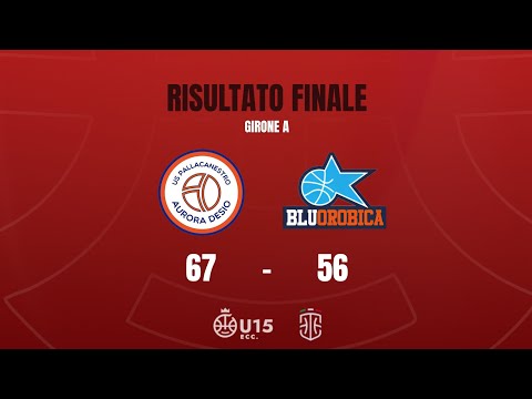 Highlights Aurora Desio - BluOrobica U15 Eccellenza
