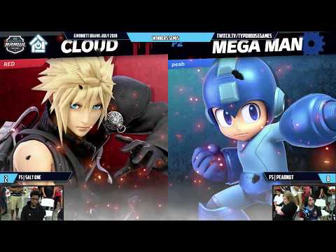 Gwinnett Brawl July 2019 - FS| SaltOne(Cloud) VS FS| Peabnut(Megaman) - Winners Semis