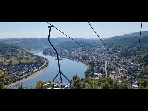 Sessellift Boppard - die Talfahrt.