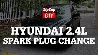Hyundai Sonata 2.4L Spark Plug Change, Tool List, Gap & Torque Specs