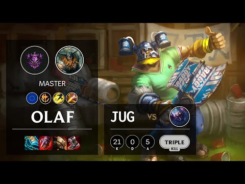 Olaf Jungle vs Skarner - EUW Master Patch 11.8