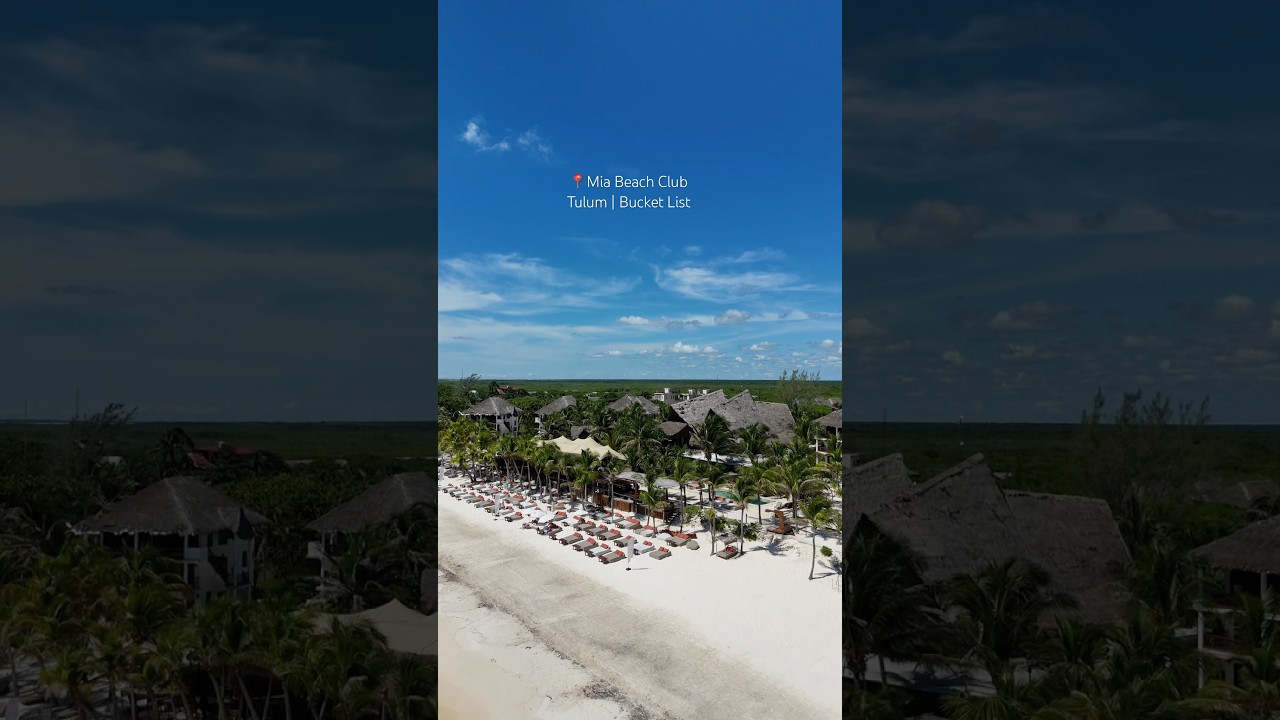📍Mía Tulum | Beach Club