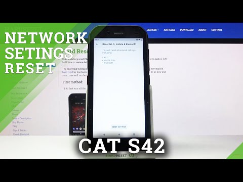 How to Reset Network Settings in CAT S42 – Restore Network Configuration / Fix Network
