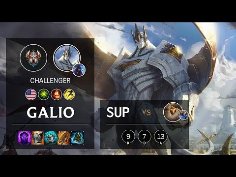 Galio Support vs Bard - NA Challenger Patch 10.11