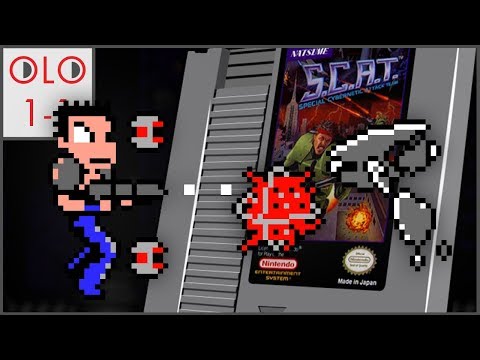SCAT Special Cybernetic Attack Team - NES - Only Level One