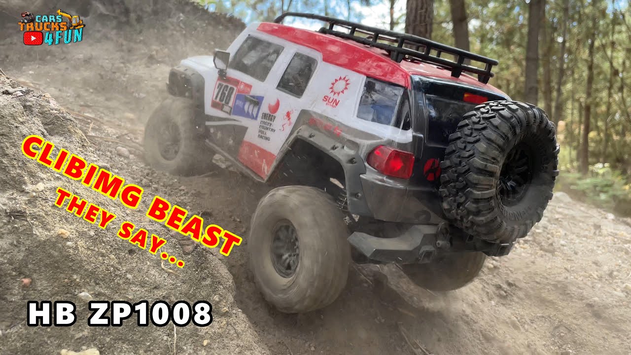 4WD RC Rock Crawler | Off Road Truck | HB Toys ZP-1008 | Unboxing & First Drive | Cars Trucks 4 Fun
