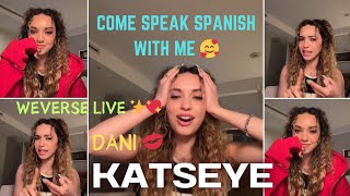 ✨(ALL SUB) KATSEYE DANIELA WEVERSE LIVE 💋🥰💖(09.20.24) #daniela #weverselive #hybe #katseye