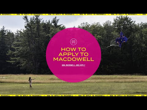 How to Apply to MacDowell