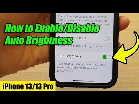 iPhone 13/13 Pro: How to Enable/Disable Auto Brightness