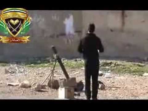 استهداف مقرات النظام في حي الزهراء بقذائف الهاون من قبل كتيبة عباد الرحمن في مدينة حمص