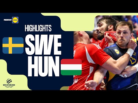 Sweden vs Hungary | Highlights | Men's EHF EURO 2026