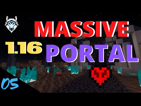 Nether Entrance Hardcore Minecraft Ep.5 1.16 Lets Play