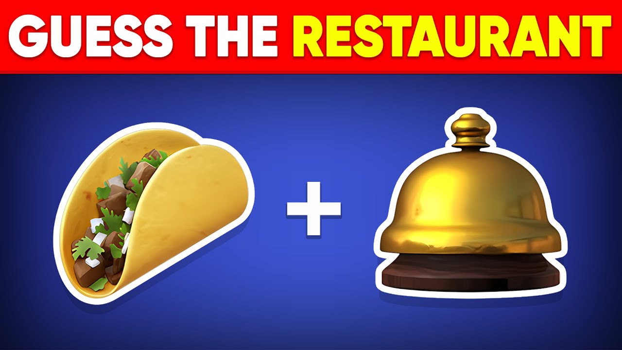 Guess the Fast Food Restaurant by Emoji? 🍔 Quiz Alien