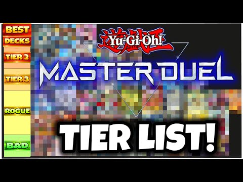 TIER LIST! BEST & WORSE DECKS in MASTER DUEL!