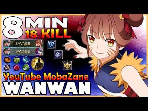 Nerfs wont Stop MobaZane! 2x Savage.. 18 kill | Top Global Wanwan | Youtube MobaZane |Mobile Legends