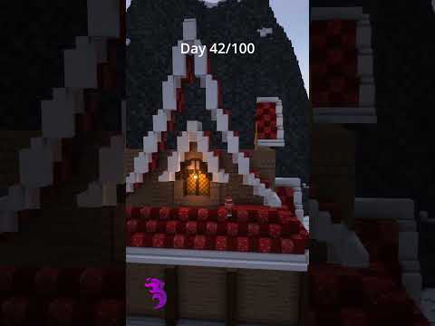 INSANE Minecraft Christmas House Day 42 Build!