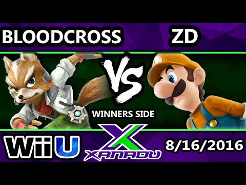 S@X 163 - Bloodcross (Fox) Vs. ZD (Luigi) SSB4 Tournament - Smash Wii U - Smash 4