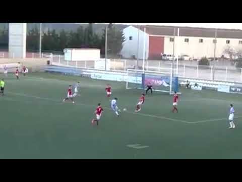 Gol de Marco Martínez con el Juvenil A de la EFB Ejea