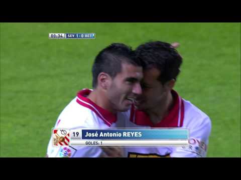 La Liga | Gol de Reyes (1-0) en el Sevilla FC - Real Betis | 18-11-2012 | J12