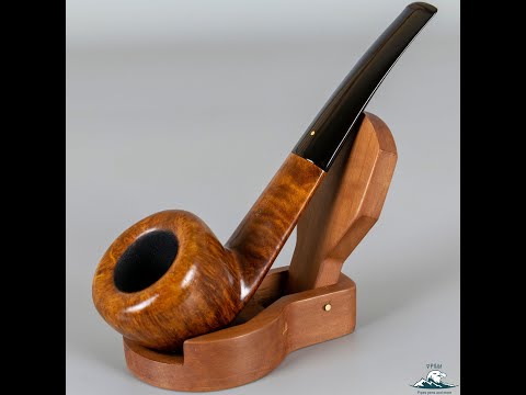 Handmade Savinelli Punto Oro Smooth Bent Pot Straight Grain (316 KS)