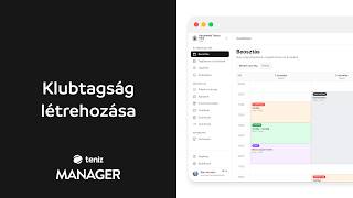 Klubtagság létrehozása